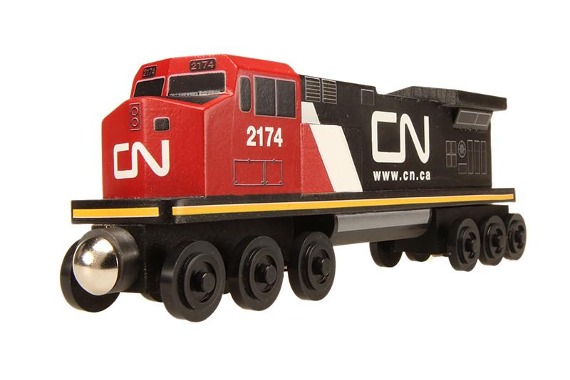 Canadian National C-44 Engine wooden toy train.